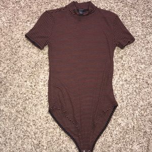 Striped bodysuit